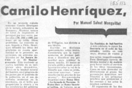 Camilo Henríquez, dramaturgo