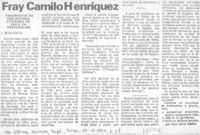 Fray Camilo Henríquez