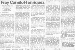 Fray Camilo Henríquez