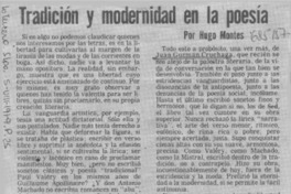 Tradición y modernidad en la poesía