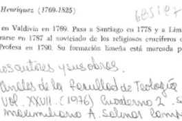 Camilo Henríquez (1769-1825)