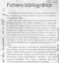 Expedición a Tierra del Fuego