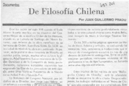 De filosofía chilena