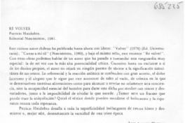 Re volver