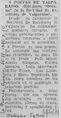 8 poetas de Valparaíso