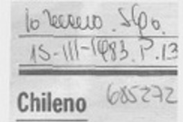 Chileno postula al premio "Simón Bolívar".