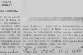 Un libro de humor: "Ajenjo y almíbar"