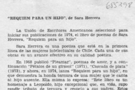 Réquiem para un hijo