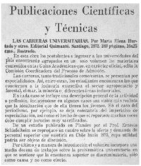 Publicaciones científicas y técnicas.