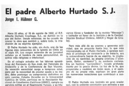 El padre Alberto Hurtado S.J.