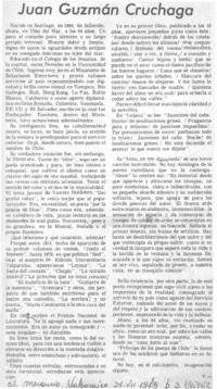 Juan Guzmán Cruchaga