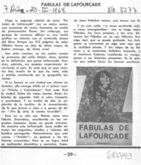 Fábulas de Lafourcade