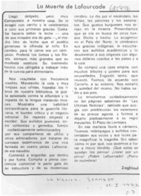 La Muerte de Lafourcade