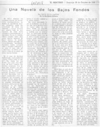 Una novela de los bajos fondos