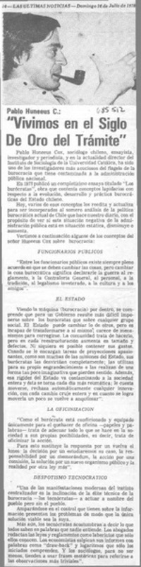 "Vivimos en el siglo de oro del trámite".