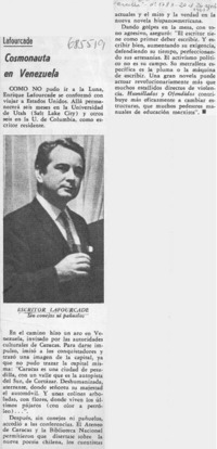 Cosmonauta en Venezuela.