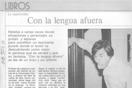 Con la lengua afuera