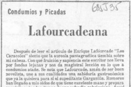 Lafourcadeana