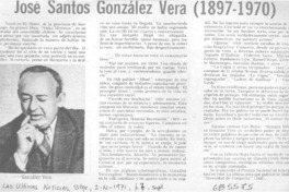 José Santos González Vera (1897-1970).