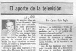El aporte de la televisión