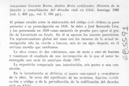 Andrés Bello codificador