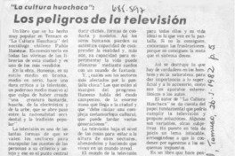 Los Peligros de la televisión.
