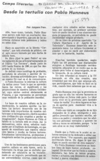 Desde la tertulia con Pablo Huneeus