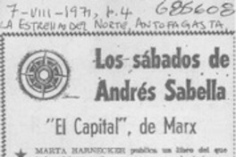 El Capital", de Marx