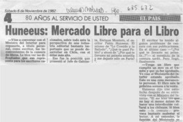 Huneeus: Mercado libre para el libro.