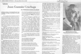 Juan Guzmán Cruchaga.
