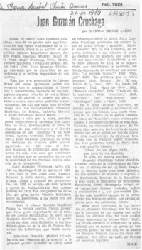 Juan Guzmán Cruchaga