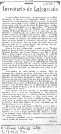 Inventario de Lafourcade