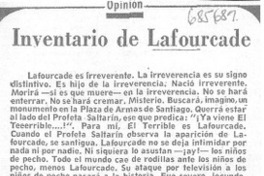Inventario de Lafourcade