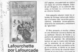 Lafourchette por Lafourcade.