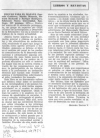 Educar para el mañana