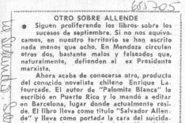 Otro sobre Allende.