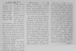 Chile en América Latina".