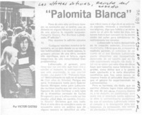 Palomita blanca.