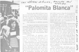 Palomita blanca.