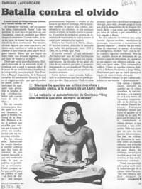 Batalla contra el olvido