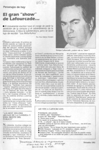 El gran "show" de Lafourcade