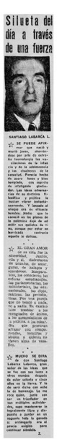 Silueta del día a través de una fuerza