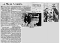 La Mujer araucana : [Entrevista]