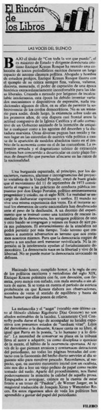 Las Voces del silencio