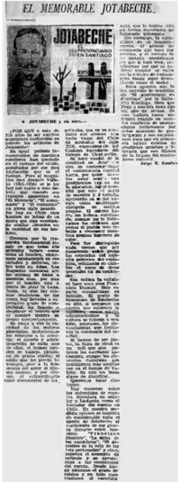 El Memorable Jotabeche.