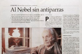 Al Nobel sin antiparras.