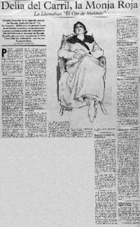 Delia del Carril, la monja roja