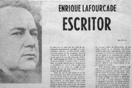 Enrique Lafourcade, escritor