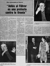 Adiós al Führer es una protesta contra la tiranía" : [entrevista]