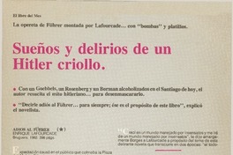Sueños y delirios deun Hitler criollo.